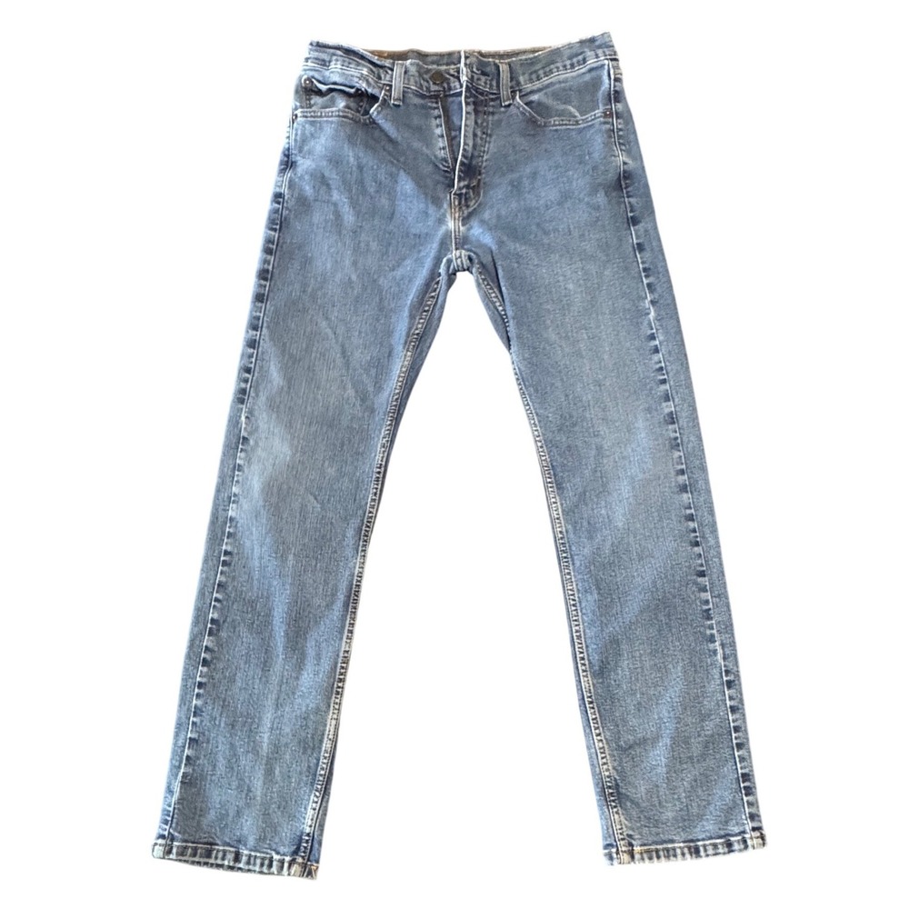 Levis 511 Jeans Mens 31x30 Slim Fit Blue Denim Medium Wash Straight Leg Casual